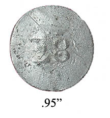 28th Regt Button